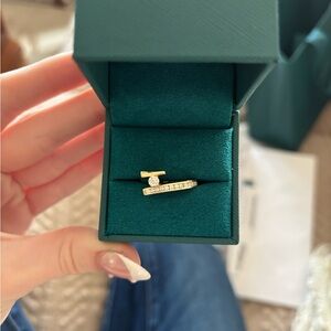 Effy Gold Diamond Accent Open Band Ring